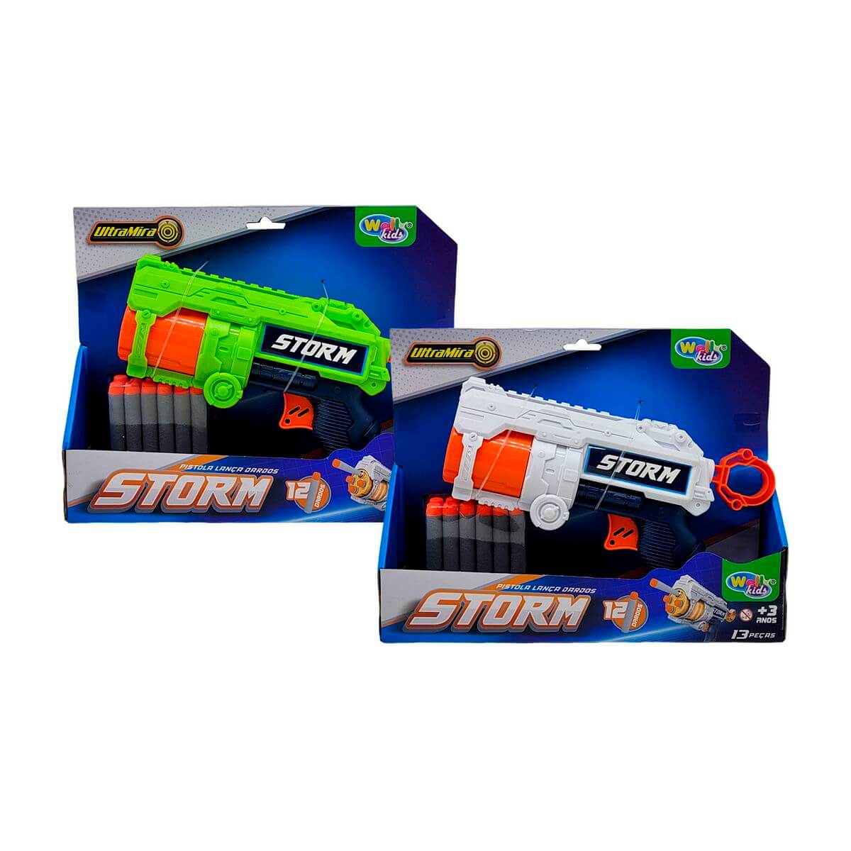 PISTOLA LANCA DARDOS 13PCS 29X23CM WB19778 PISTOLA LANCA DARDOS 13PCS WB19778, PISTOLA, LANCA DARDOS, ARMA DE BRINQUEDO, NERF, BRINQUEDOS Brinquedos