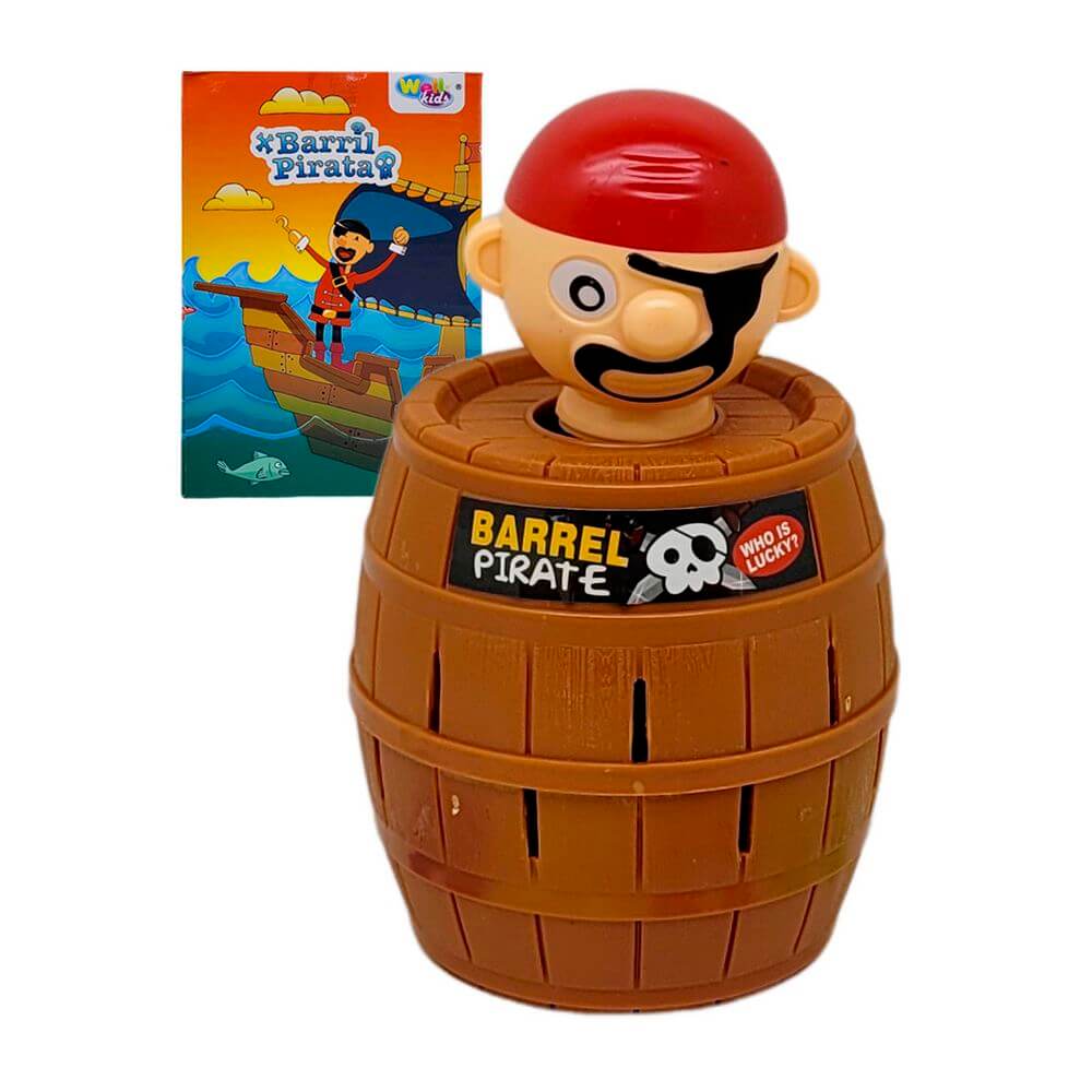 JOGO INTERATIVO BARRIL PIRATA MD 18PCS 16CM WB7624 JG. BARRIL PIRATA MD 18PCS WB7624, BARRIL PIRATA, PULA PIRATA, JOGO, BARRIL PIRATA MEDIO, BRINQUEDOS Brinquedos