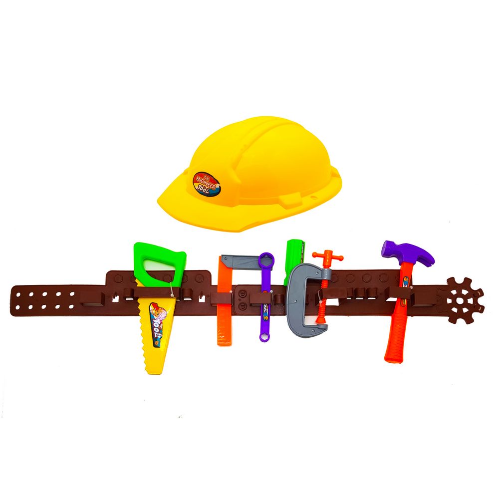 KIT FERRAMENTAS C/ CINTURAO WB7627 KIT FERRAMENTAS C/ CINTURAO WB7627, KIT FERRAMENTAS COM CINTURAO, CINTURAO FERRAMENTAS E CAPACETE, CINTURAO FERRAMENTAS, CINTO FERRAMENTAS, FERRAMENTA Brinquedos