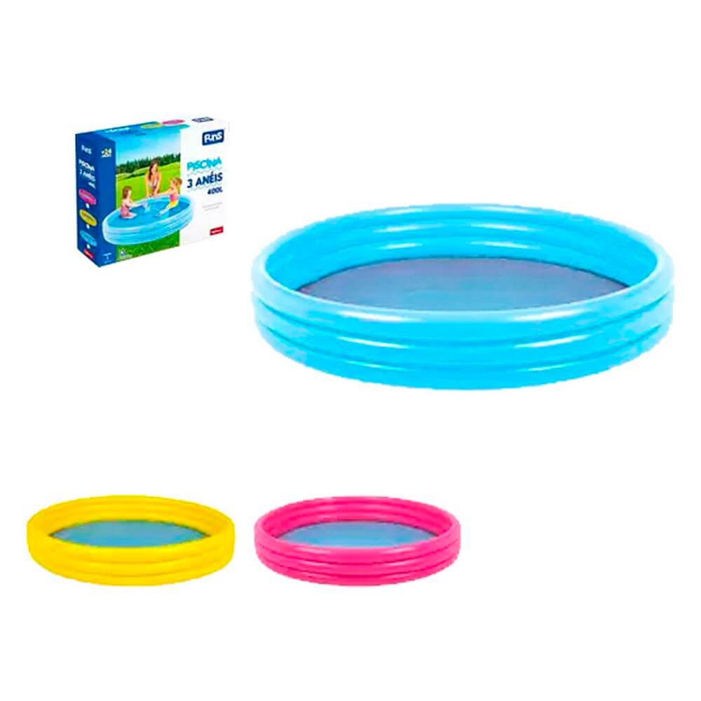 PISCINA 400L 3 ANEIS 9918 PISCINA INFLAVEL 3 ANEIS 400L 9918, PISCINA, PISCINA COM ANEIS, PISCINA ANEIS Brinquedos