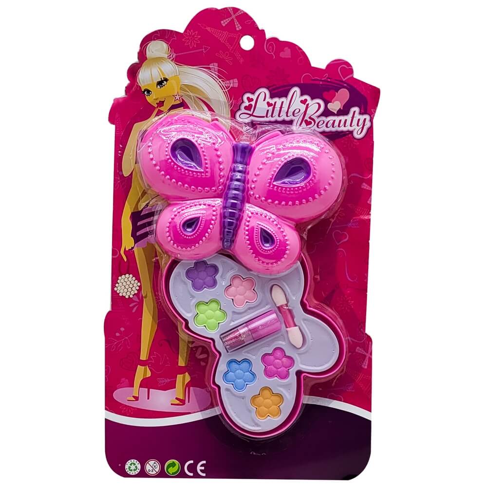 KIT MAQUIAGEM P/ BONECA 33X19CM PD-80888M KIT MAQUIAGEM P/ BONECA PD-80888M, KIT MAQUIAGEM BONECA, MAQUIAGEM BONECA BORBOLETA, BRINQUEDO MAQUIAGEM, MAQUIAGEM INFANTIL, MAQUIAGEM Beleza & Saude