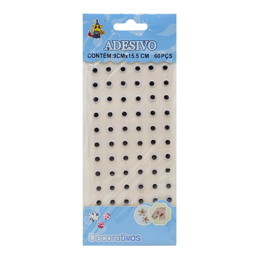 ADESIVO OLHO 8MM OLH-8MM CARTELA ADESIVO OLHO 8MM OLH-8MM, CARTELA ADESIVO OLHO, CARTELA OLHO ADESIVO, ADESIVO PAREDE OLHO, ADESIVO PAREDE, ADESIVO Material Escolar e Papelaria