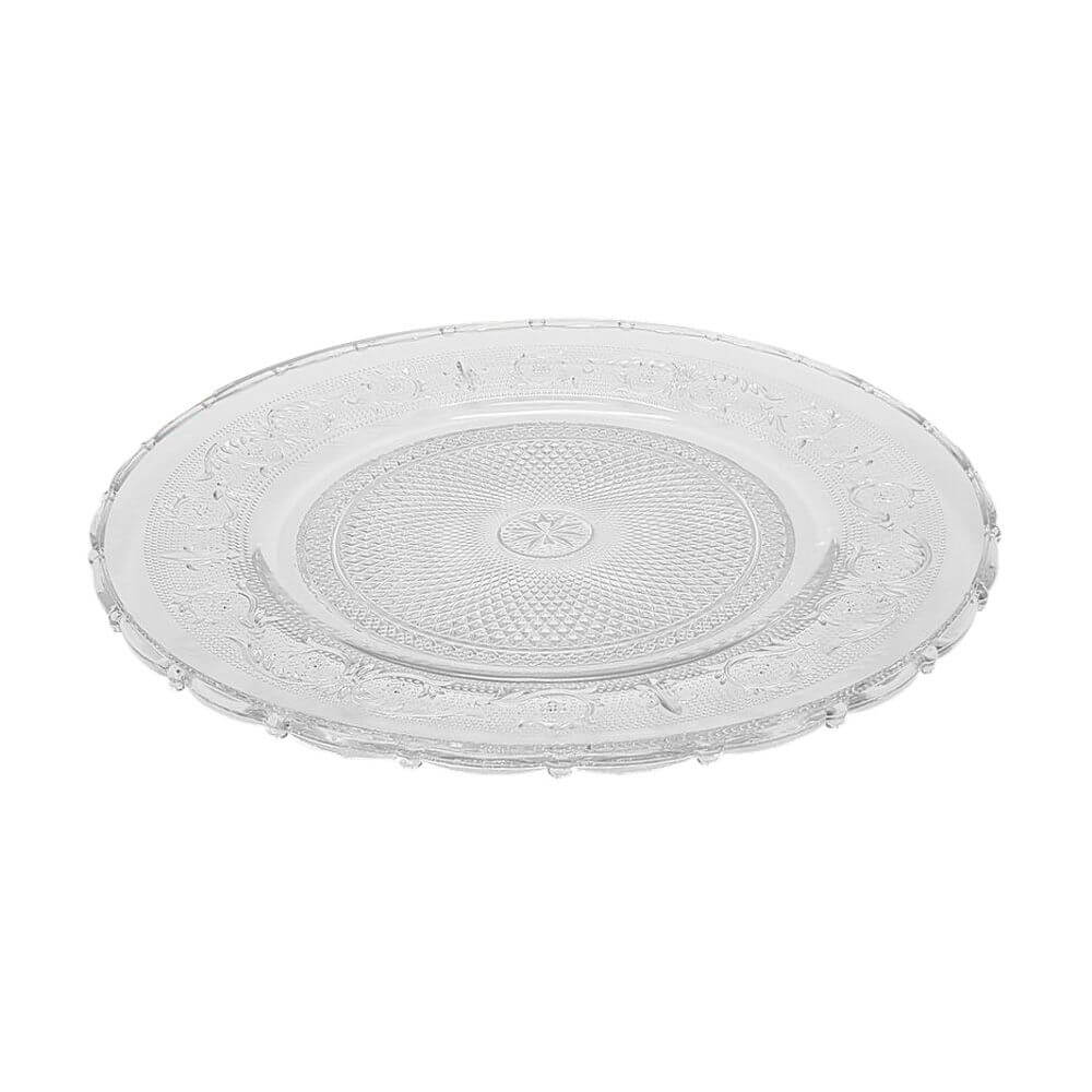 VIDRO PRATO P/ BOLO VIDRO 30CM 1677 PRATO P/ BOLO VIDRO 1677 Cozinha