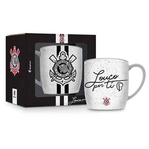 CANECA CERAMICA 360ML CORINTHIANS 11763 CANECA CERAMICA 360ML CORINTHIANS 11763, CANECA CORINTHIANS 360ML, CANECA CORINTHIANS BRASFOOT, CANECA TIMAO CERAMICA, CANECA TIMAO, CANECA CORINTHIANS, CANECA Times de Futebol