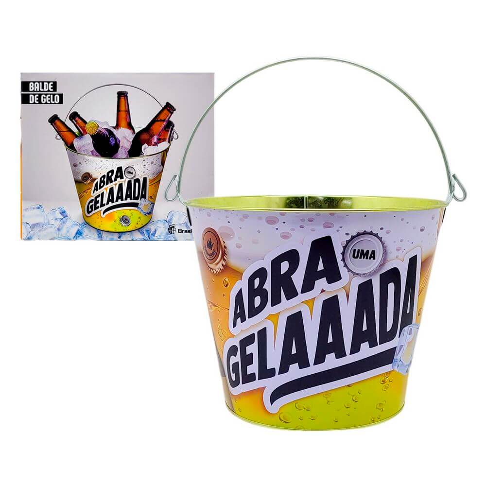 BALDE DE GELO METAL ABRA UMA 11897 BALDE DE GELO ABRA UMA 11897, BALDE, BALDE DE GELO, BALDE DE GELO ABRA UM, BALDE ABRA UMA GELADA Cozinha