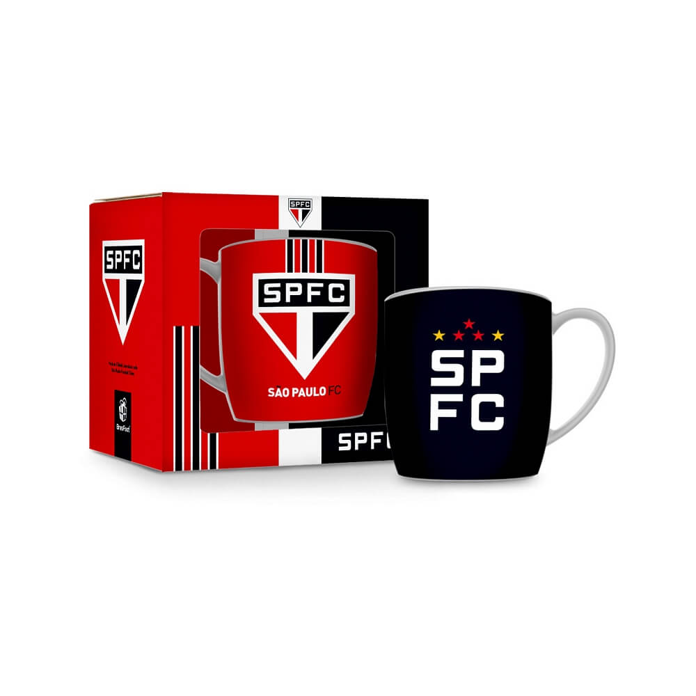 CANECA CERAMICA 360ML SAO PAULO 12621 CANECA PORCE. 360ML SAO PAULO 12621, CANECA PORCELANA SAO PAULO 360ML, CANECA SAO PAULO 360ML, CANECA BRASFOOT SAO PAULO, CANECA SAO PAULO, CANECA, SAO PAULO Times de Futebol