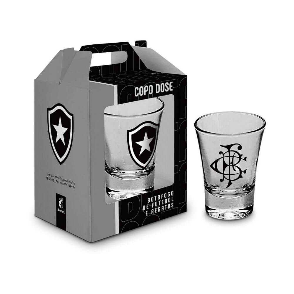 COPO DOSE 60ML BOTAFOGO 13225 COPO DOSE 60ML BOTAFOGO 13225, COPO, COPO DE DOSE, COPO 60ML, COPO BOTAFOGO, BOTAFOGO, FUTEBOL, COPO DE VIDRO Times de Futebol