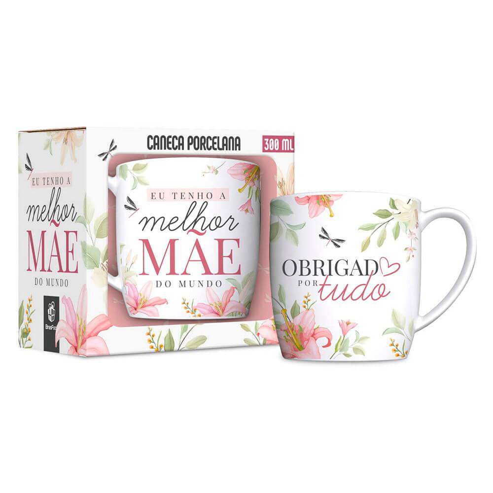 CANECA BRASFOOT 360ML MELHOR MAE 14355 CANECA CERAM. 300ML MELHOR MAE 14355, CANECA, CANECA DE PORCELANA, CANECA 300ML, CANECA DIA DAS MAES, CANECA DE PRESENTE Cozinha