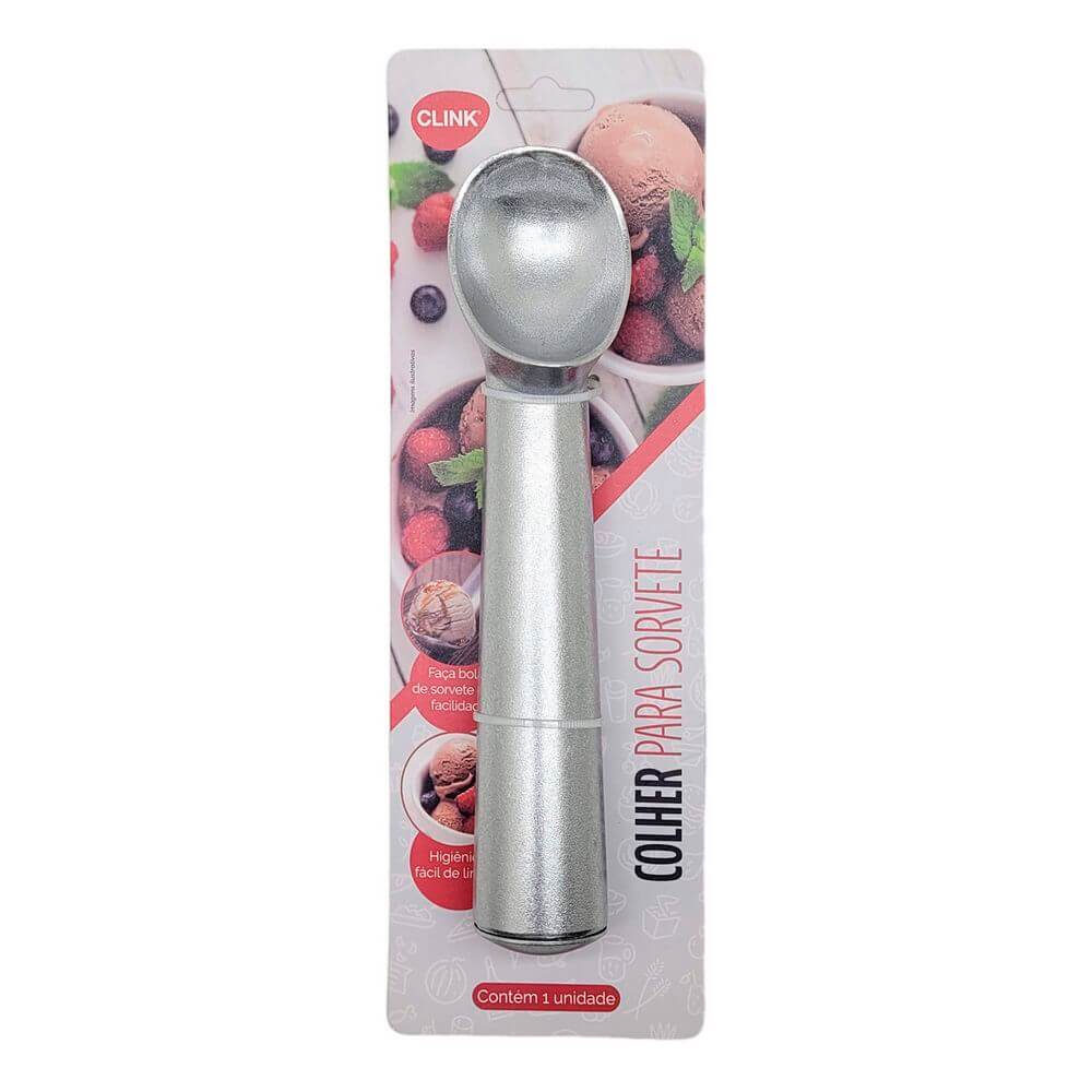 UT COLHER P/ SORVETE CLINK CK3505 COLHER P/ SORVETE CK3505, COLHER, COLHER PARA SORVETE, COLHER DE ALUMINIO, COZINHA, TALHER Cozinha