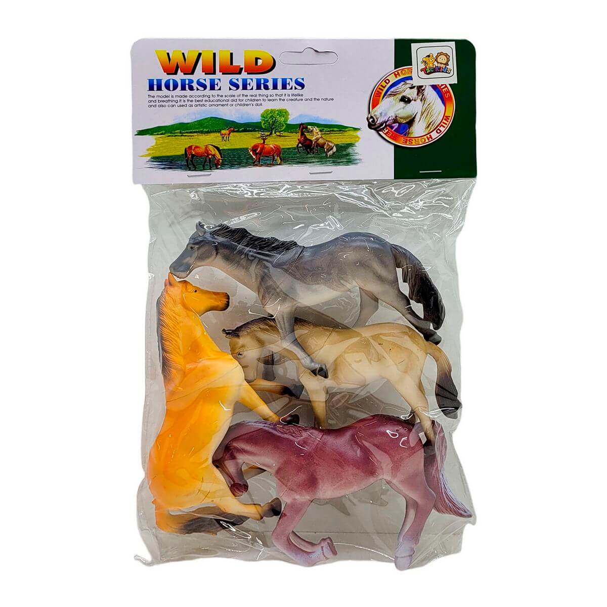 ANIMAIS CAVALOS 4PCS 30X17CM XZ-2377 KIT CAVALOS DA SELVA 4PCS XZ-2377, KIT CAVALOS, CAVALO, CAVALOS DA SELVA, WILD HORSE, BRINQUEDOS Brinquedos