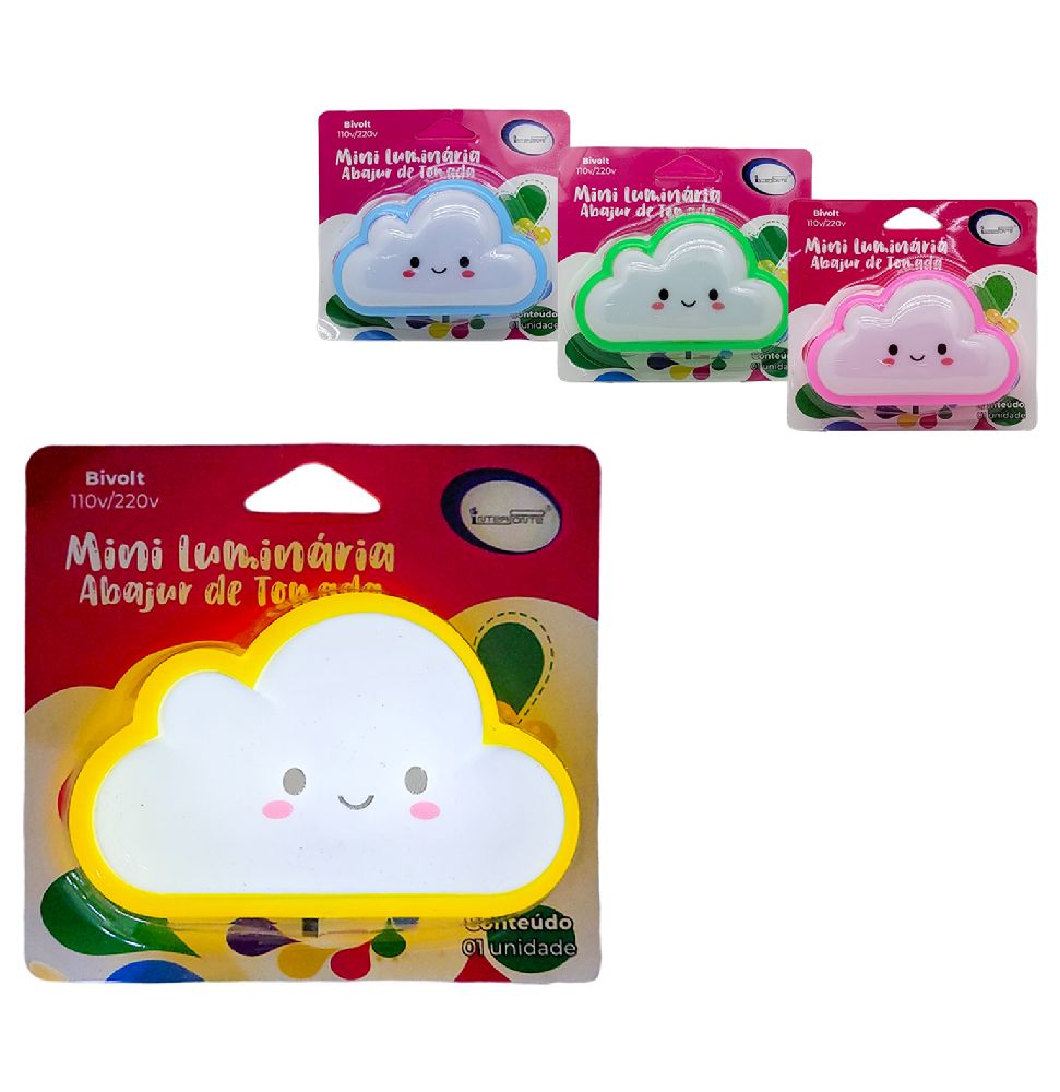 LUMINARIA ABAJUR TOMADA HQ59715 MINI LUMINARIA ABAJUR TOMADA HQ59715, LUMINARIA, MINI LUMINARIA, ABAJUR, LUMINARIA ABAJUR, MINI LUMINARIA DE TOMADA, ABAJUR DE TOMADA, MINI LUMINARIA NUVEM, LUMINARIA INFANTIL, ABAJUR INFANTIL, ABAJUR NUVEM, INFANTIL Decoracao e Presentes