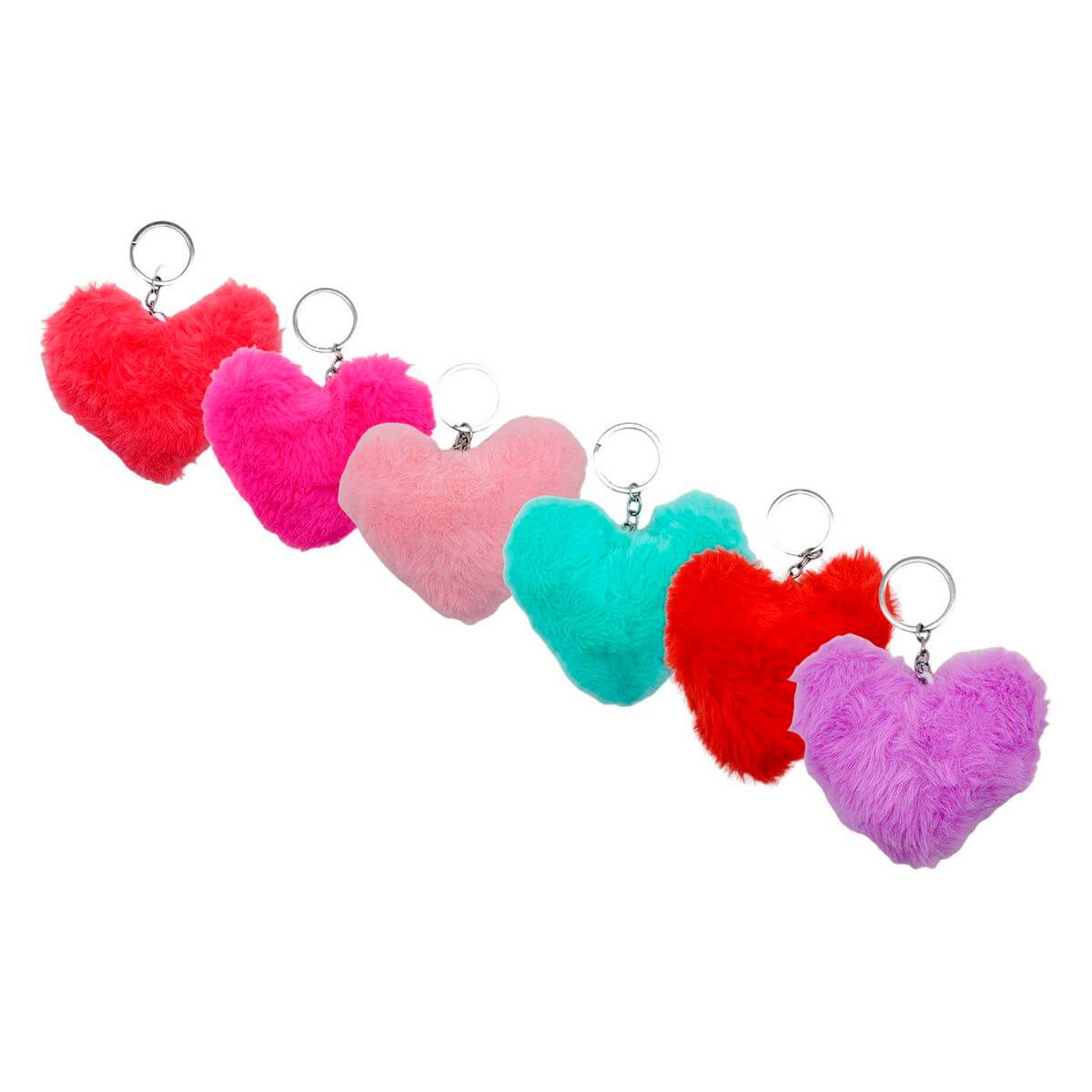 CHAVEIRO POMPOM 9CM CORACAO HW84316 CHAVEIRO POMPOM HW84316, CHAVEIRO, POMPOM, CHAVEIRO CORACAO, POMPOM COLOR, CHAVEIRO DECORATIVO Decoracao e Presentes