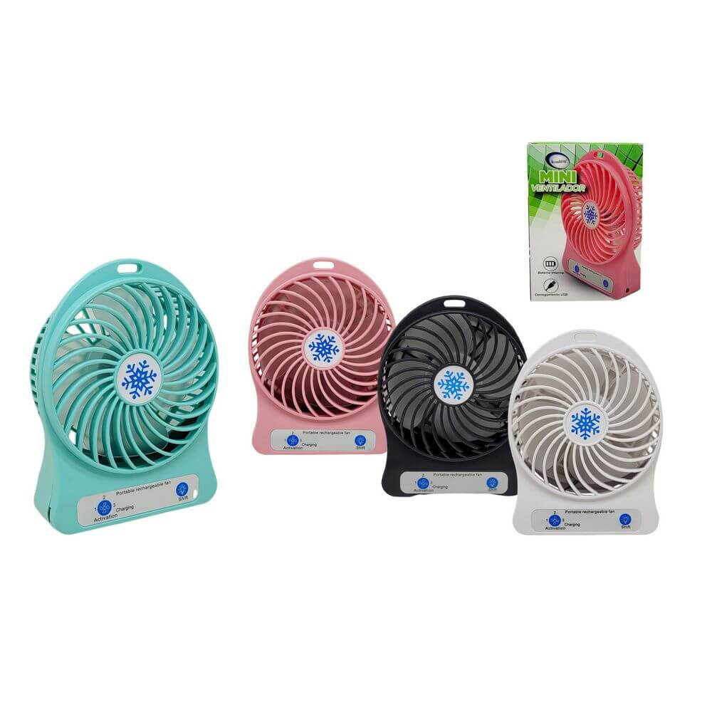 MINI VENTILADOR 10X3,4X13,5CM HY41011 MINI VENTILADOR 10X3,4X13,5CM HY41011, VENTILADOR, MINI VENTILADOR, VENTILADOR COLOR, MINI VENTILADOR RECARREGAVEL Eletronicos