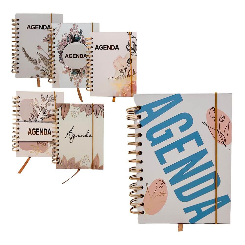 AGENDA PERMANENTE 160FLS AG25060 AGENDA PERMANENTE 160FLS AG25060, AGENDA, AGENDA PERMANENTE, AGENDA 160 FOLHAS, PAPELARIA, AGENDA DECORATIVA, MATERIAL Material Escritório