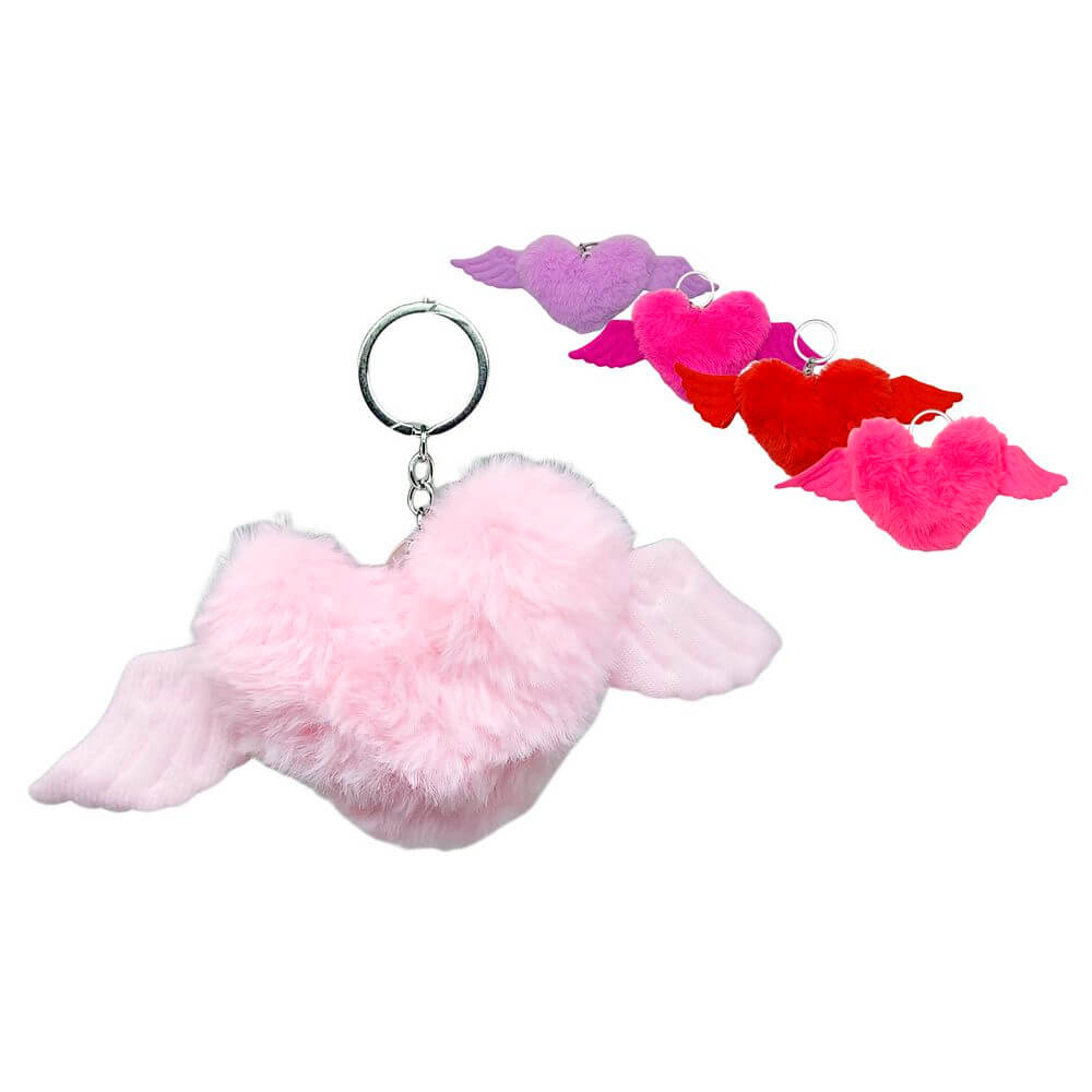 ALMOFADA CORACAO POMPOM HW69822 CHAVEIRO CORACAO POMPOM HW69822, CHAVEIRO, CHAVEIRO POMPOM, CHAVEIRO CORACAO, CORACAO COM ASAS, CORACAO POMPOM Decoracao e Presentes