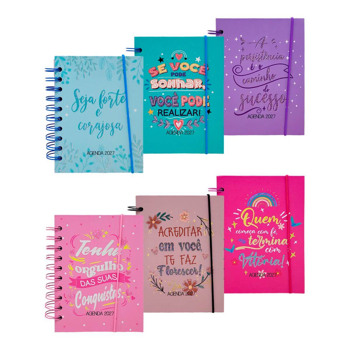AGENDA 2027 10,4X14,1CM 168FLS AG27045 Material Escritório