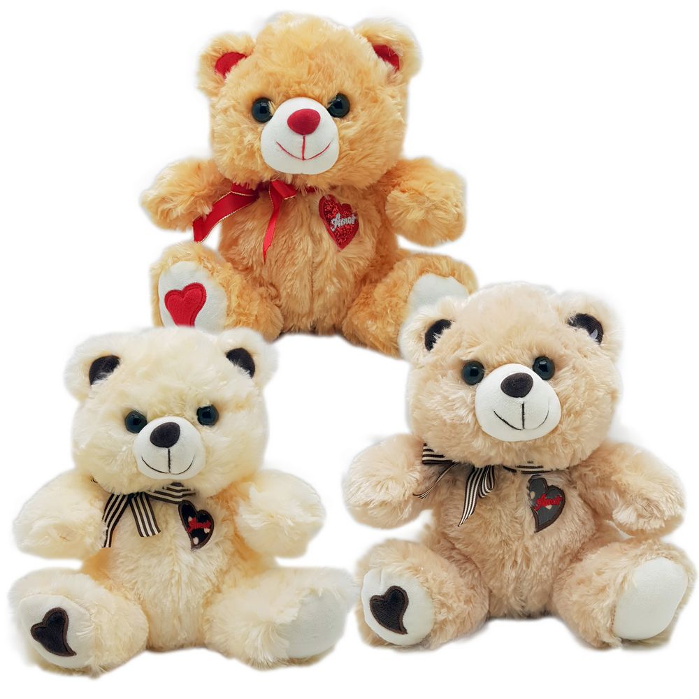 PELUCIA URSO 23CM FE6918 PELUCIA URSO FE6918, PELUCIA URSO COM LACO, URSINHO COM LACO PELUCIA, PELUCIA URSINHO, URSINHO PELUCIA, URSO COM LACO, URSO PELUCIA, URSO Brinquedos