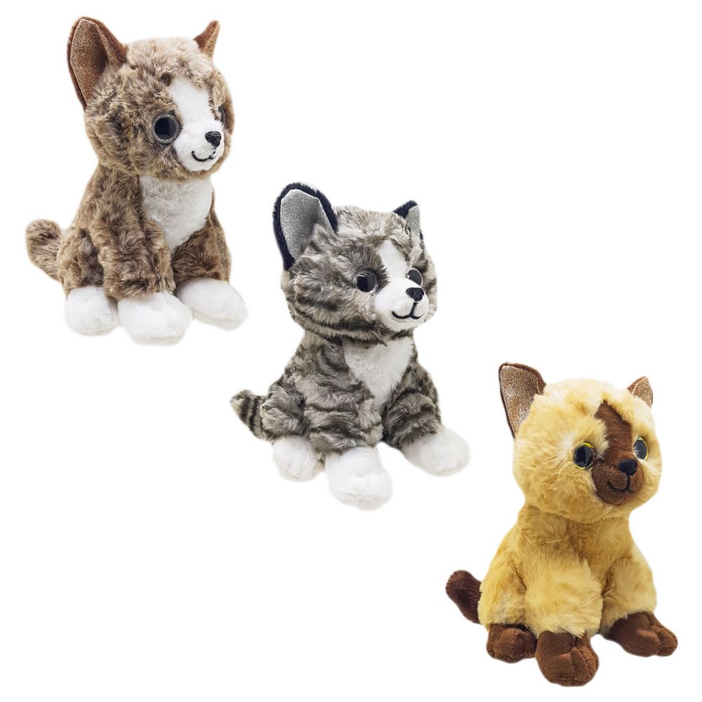 PELUCIA PET GATO 21CM F1698 PELUCIA GATO SENTADO F1698, PELUCIA GATO SENTADO, PELUCIA GATO DECORADO, PELUCIA GATO PEQUENO, PELUCIA GATO, GATO PELUCIA, GATO Brinquedos