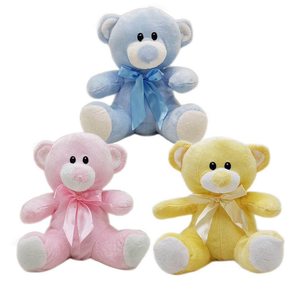 PELUCIA URSO BABY 20CM FC2716 PELUCIA URSO FC2716, PELUCIA URSO DECORATIVO, MINI URSO PELUCIA, URSINHO PELUCIA, URSO COM LACO PELUCIA, URSO COM LACO, URSO PELUCIA, PELUCIA Brinquedos