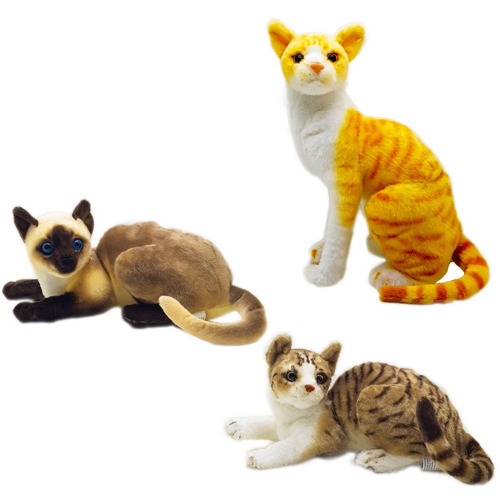 PELUCIA PET GATO REALISTA 40CM FC2742 PELUCIA GATO FC2742, PELUCIA GATO SORTIDO, PELUCIA GATO DECORATIVO, PELUCIA GATO, GATO PELUCIA, GATO Brinquedos
