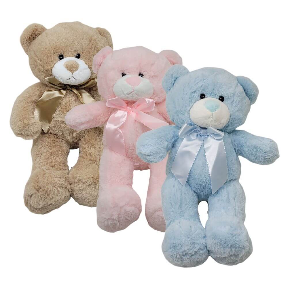 PELUCIA URSO C/ LACO 34CM FE7380 PELUCIA URSO C/ LACO FE7380, PELUCIA, PELUCIA URSO, URSO, URSINHO, URSO COM LACO, URSO COLOR Brinquedos