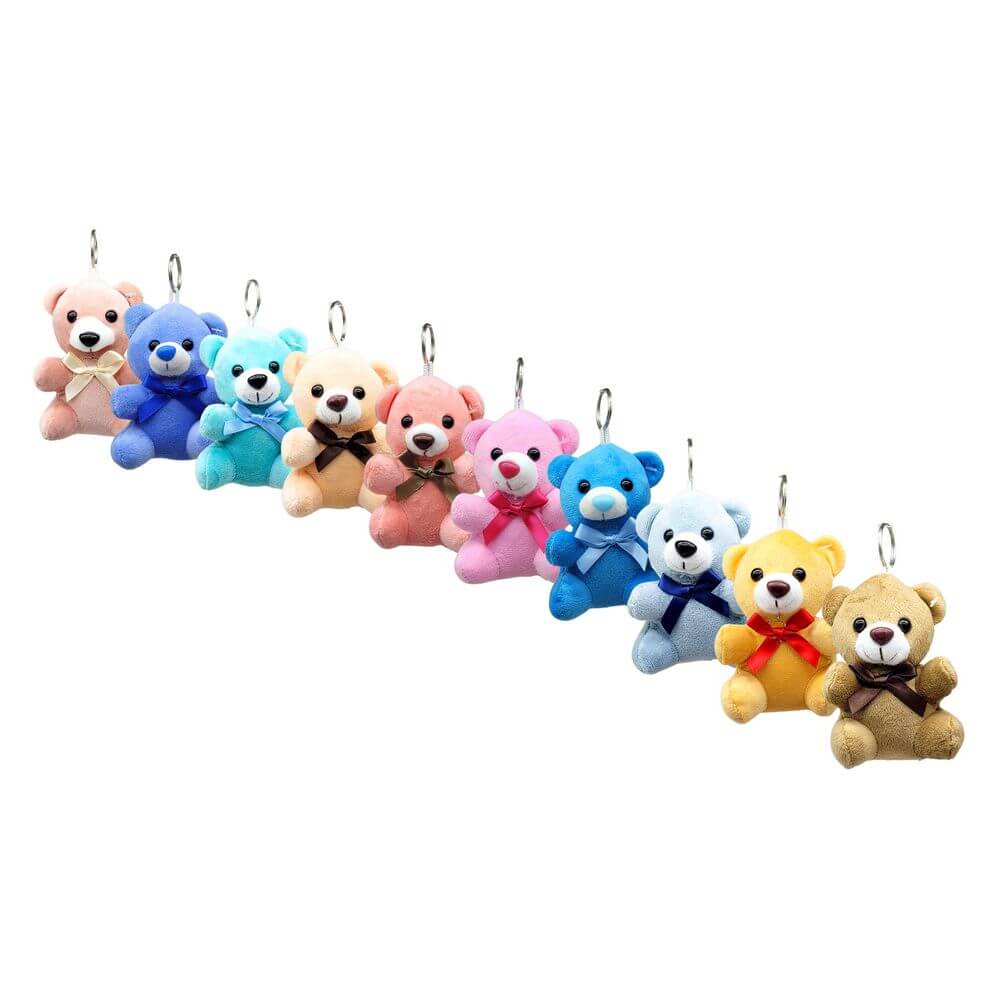CHAVEIRO PELUCIA URSO 11CM FE7396 CHAVEIRO PELUCIA URSO FE7396, CHAVEIRO, URSO, CHAVEIRO DE URSO, URSINHO Brinquedos