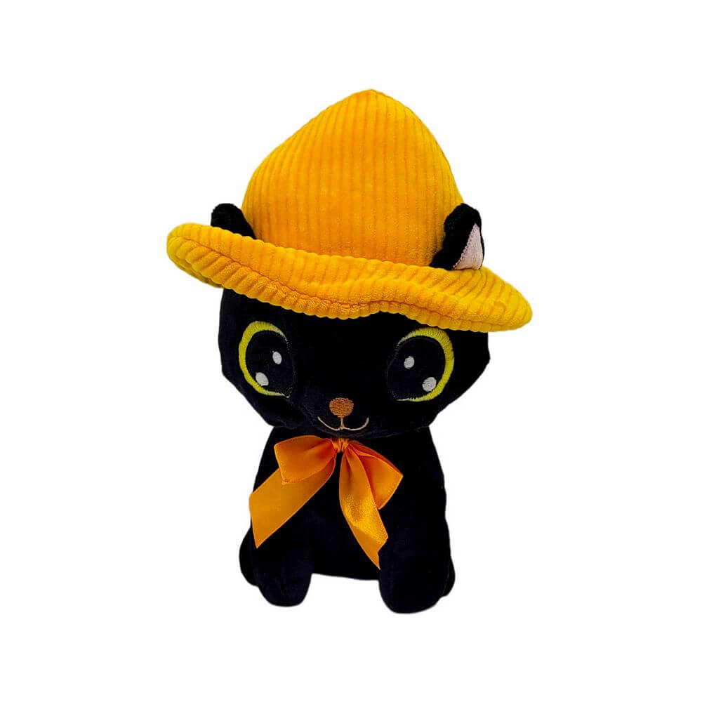 PELUCIA HALLOWEEN F1823 PELUCIA HALLOWEEN F1823, PELUCIA, PELUCIA GATO, GATO, GATO BRUXA, GATO COM CHAPEU, GATO PRETO Brinquedos