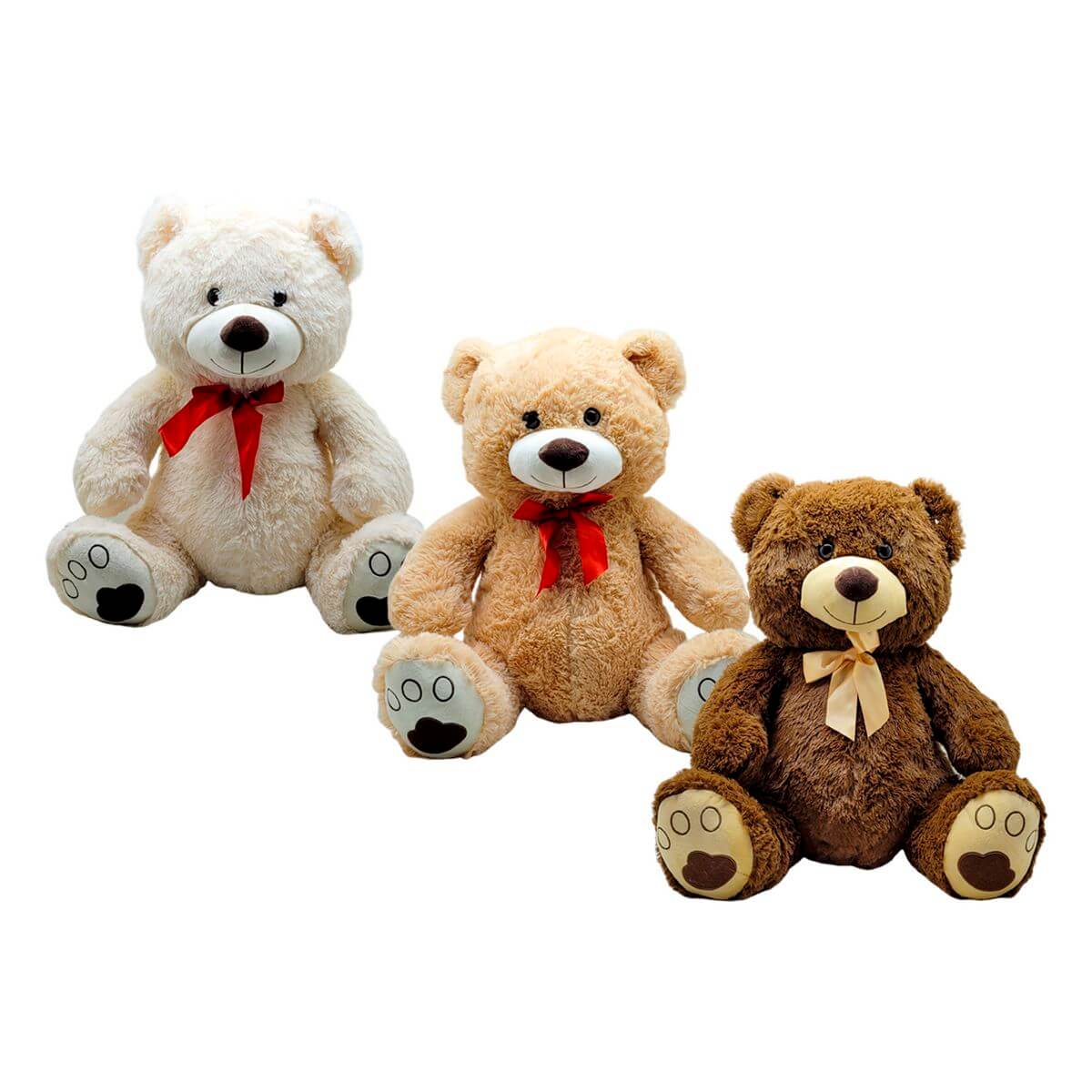 PELUCIA URSO 62CM F1849 PELUCIA URSO C/ LACO F1849, PELUCIA, URSO, URSINHO, URSO COM LACO, PRESENTE, PELUCIA GRANDE Brinquedos
