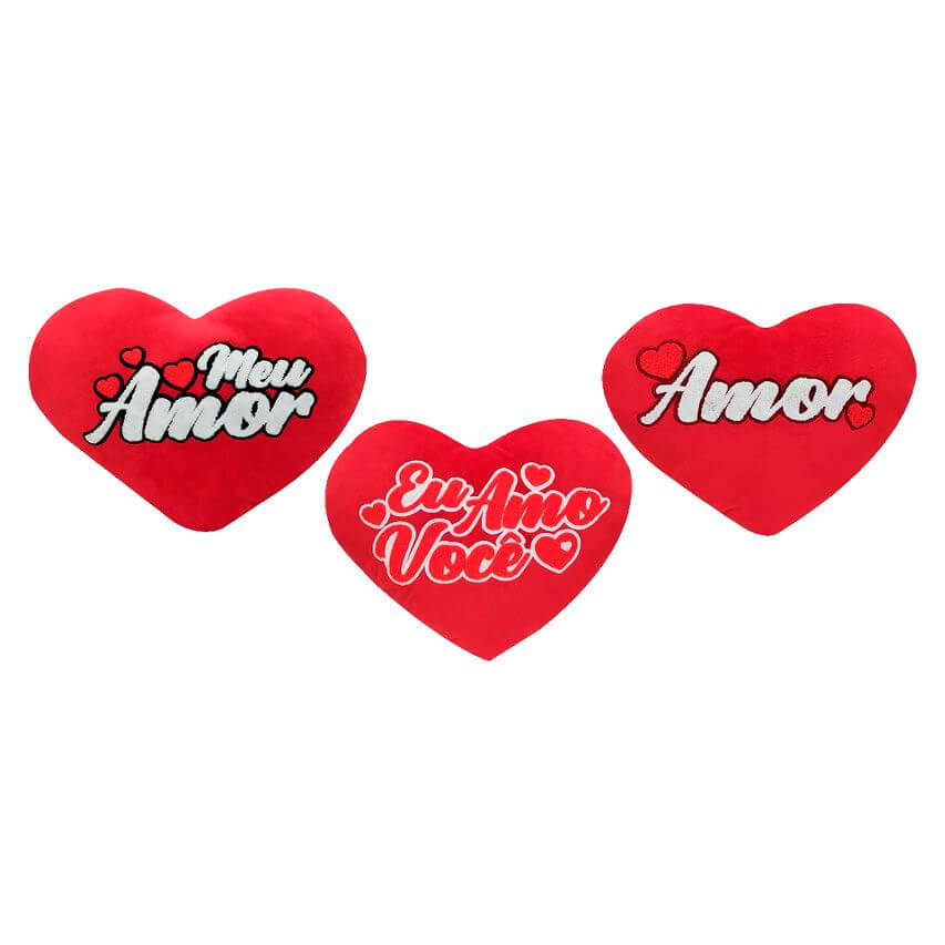 ALMOFADA CORACAO AMOR 45CM FC2877 ALMOFADA CORACAO MEU AMOR FC2877, ALMOFADA, ALMOFADA CORACAO, ALMOFADA ME AMOR, ALMOFADA EU TE AMO, DIA DOS NAMORADOS Decoracao e Presentes