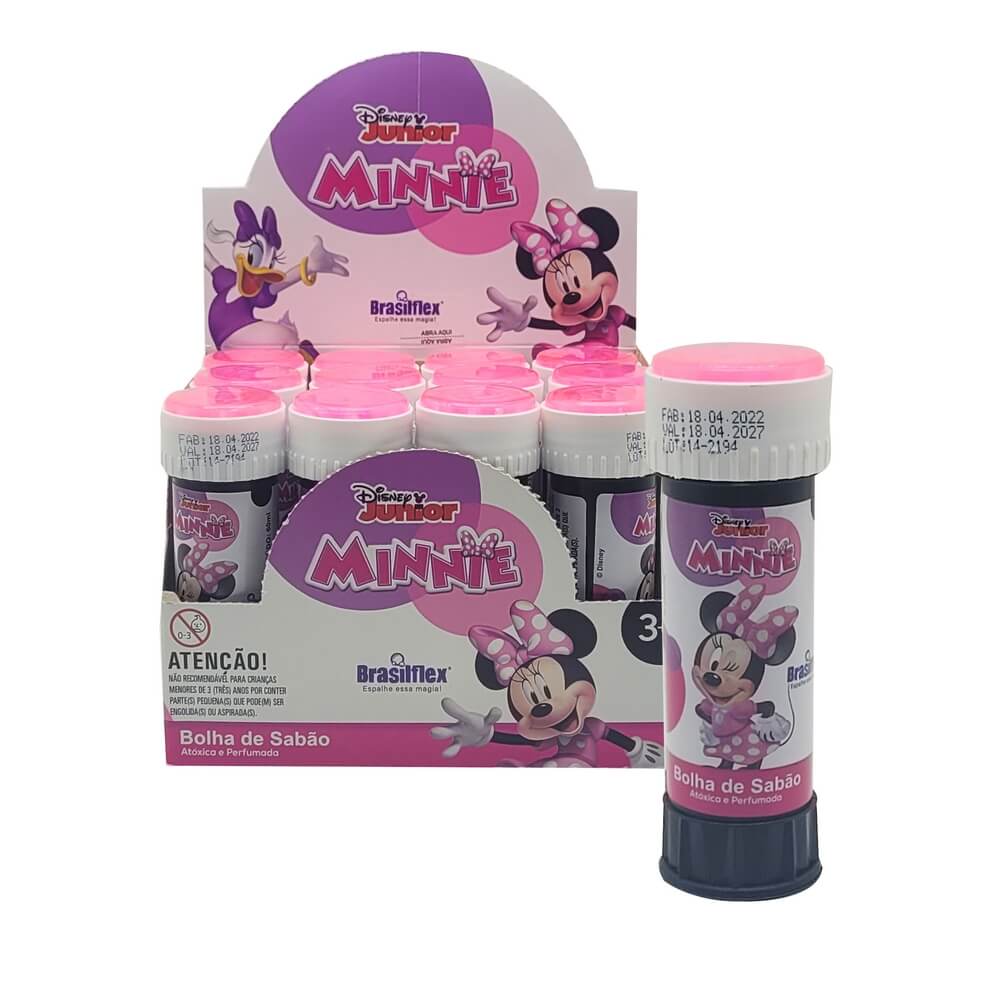 BOLHA DE SABAO 60ML MINNIE 834010 BOLHA DE SABAO 60ML MINNIE 834010, BOLHA DE SABAO 60ML, BOLHA SABAO PLASTICO, BOLHA SABAO, BOLINHA SABAO PLASTICO, BOLINHA SABAO Brinquedos