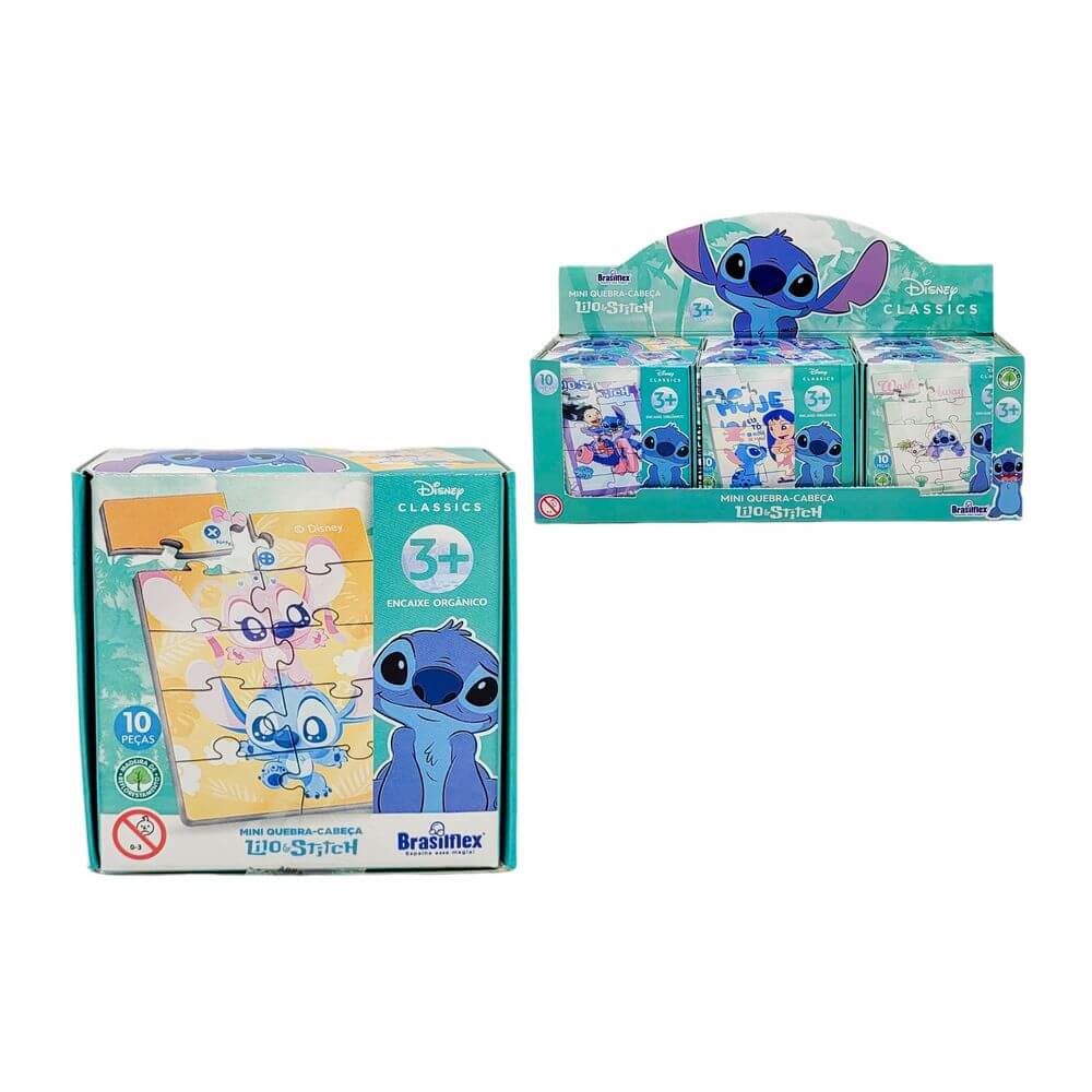 QUEBRA CABECA MINI 10PCS STITCH 811085 MINI QUEBRA-CABECA STITCH 811085, QUEBRA-CABECA, MINI QUEBRA-CABECA, QUEBRA-CABECA STITCH, STITCH, DISNEY, BRINQUEDOS Brinquedos
