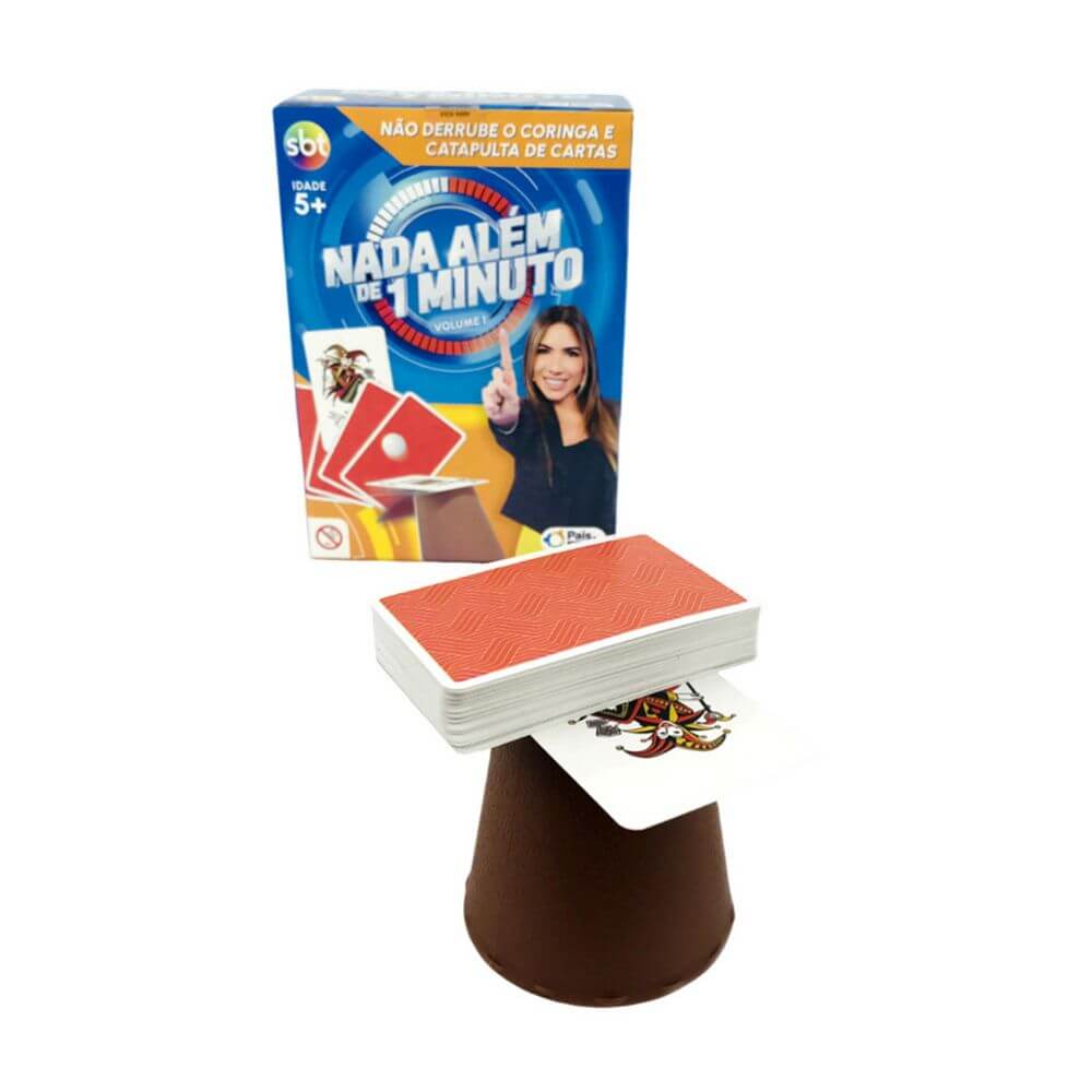 JOGO NADA ALEM DE 1 MIN CORINGA 792974 JG. NADA ALEM DE 1MIN CORINGA 792974, JOGO, NADA ALEM DE 1 MINUTO, 1MIN CORINGA, SBT, BRINQUEDOS Brinquedos