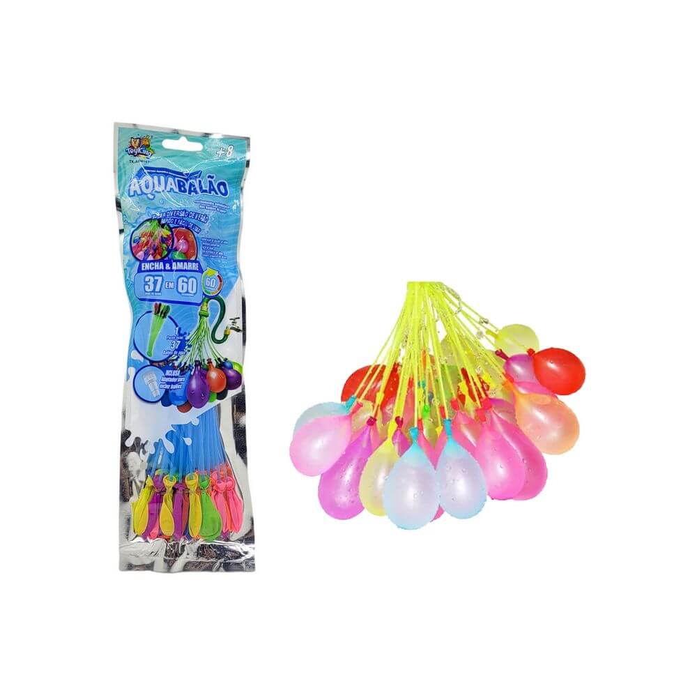 BALAO DE AGUA 37 BOLAS TX-AB4107 BRINQ BALAO DE AGUA 37BOLAS TX-AB4107, BALAO DE AGUA, BRINQUEDO BALAO, BALAO DE AGUA 37 BOLAS, BEXIGA, BEXIGA DE AGUA, BRINQUEDOS Brinquedos