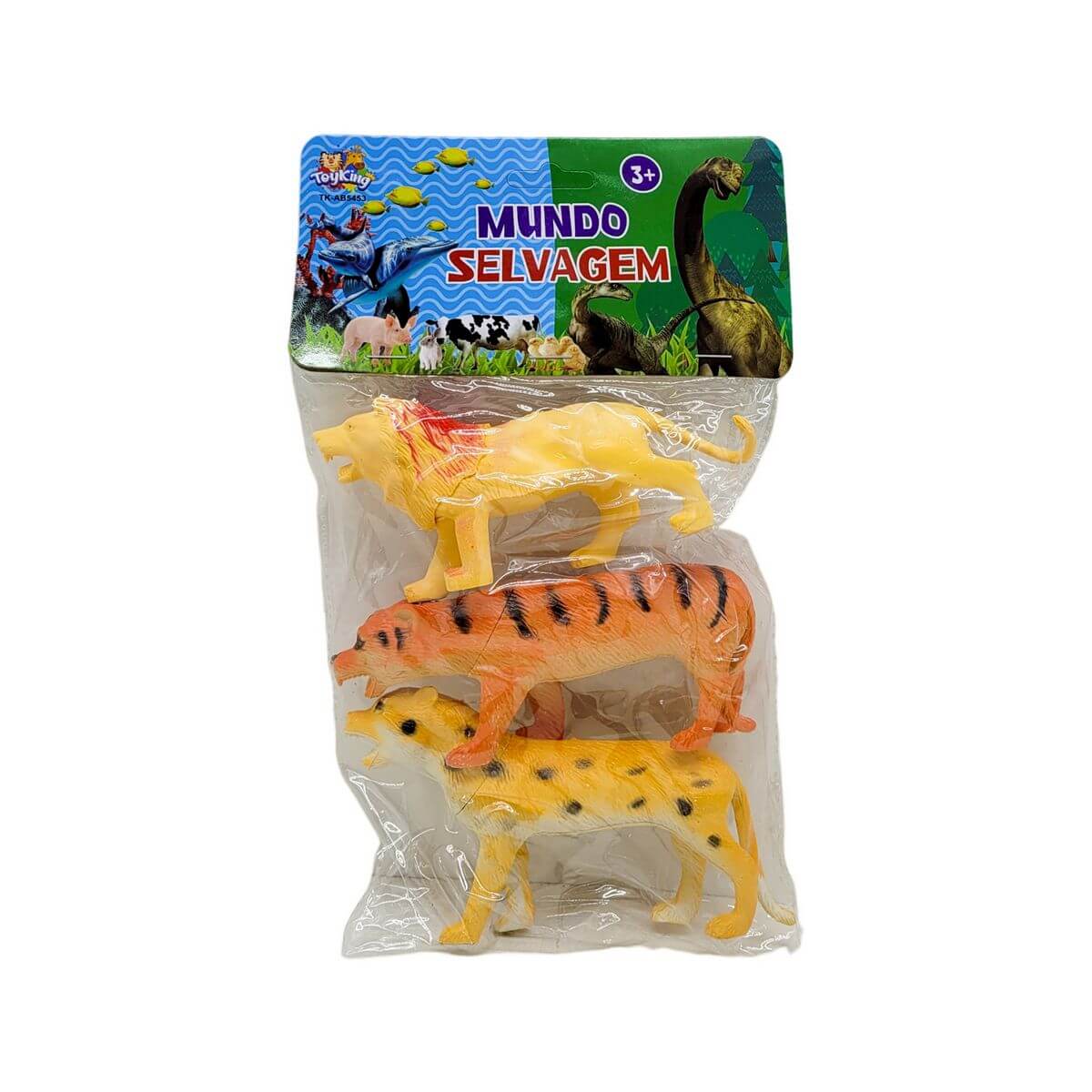 ANIMAIS DA SELVA 3PCS 28X16CM TK-AB5453 KIT ANIMAIS DA SELVA 3PCS TK-AB5453, ANIMAIS DA SELVA, KIT ANIMAIS, MUNDO SELVAGEM, FELINOS, BRINQUEDOS Brinquedos