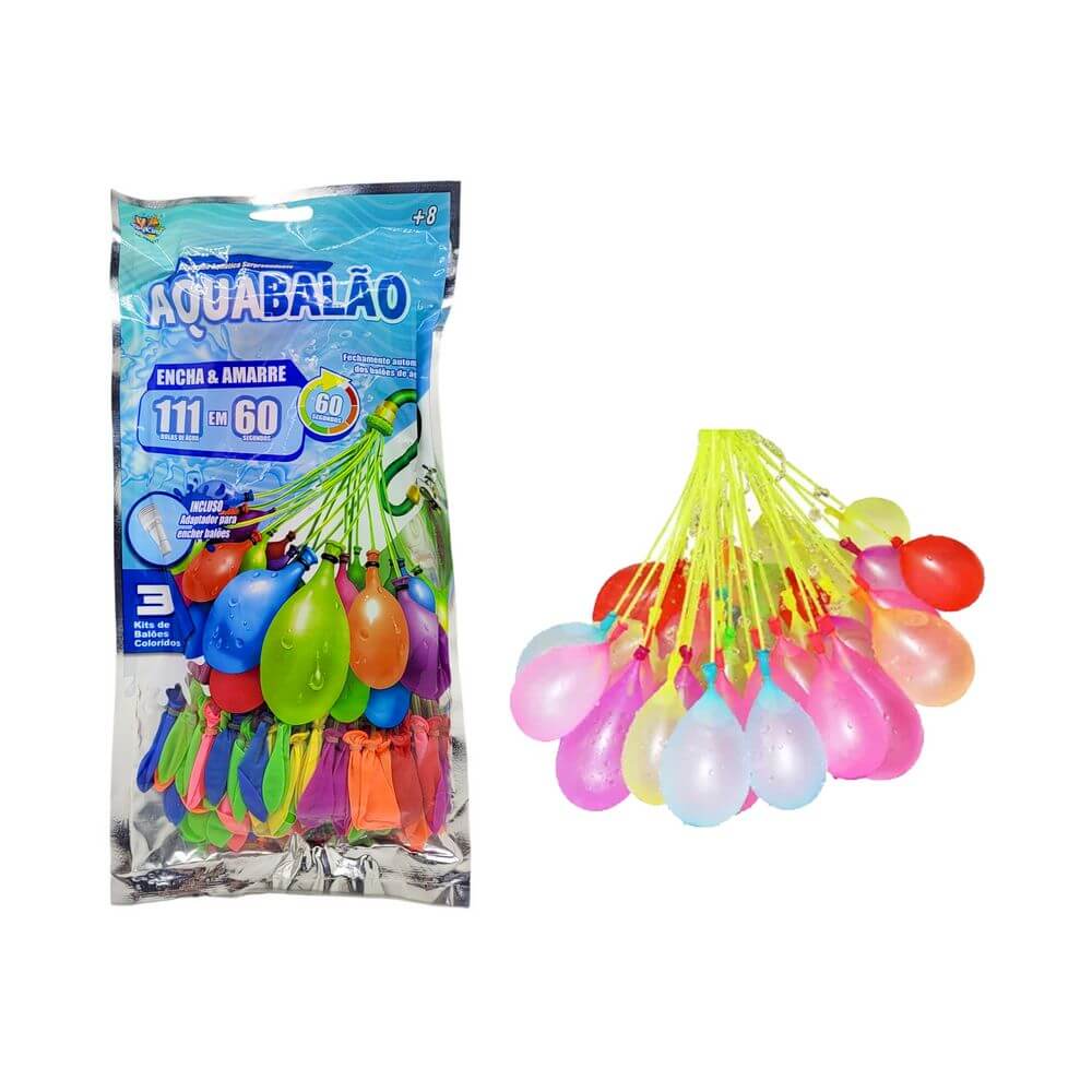 BALAO DE AGUA 111 BOLAS TX-AB5477 BRINQ BALAO DE AGUA 111BOLAS TX-AB5477, BALAO DE AQUA, BALAO DE AGUA 111 BOLAS, BRINQUEDO BALOA, BEXIGA, BEXIGA DE AGUA, BRINQUEDOS Brinquedos