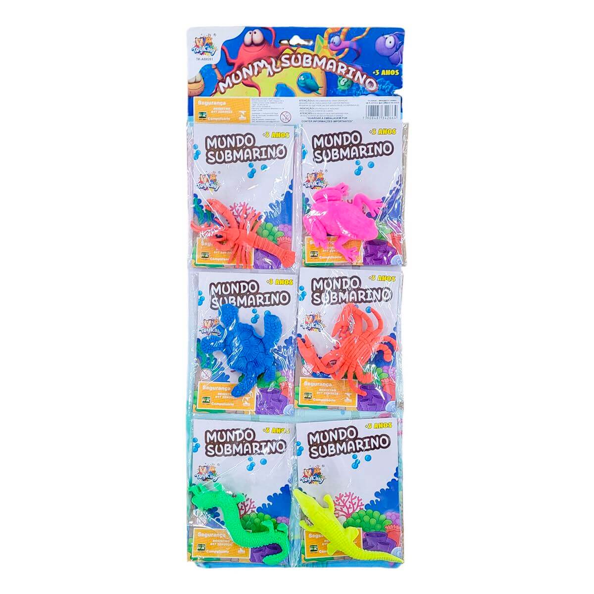ANIMAIS EXPANSIVOS GIGANTES CTL 6PCS TK-AB8261 MUNDO SUBMARINO CTL 6PCS TK-AB8261, MUNDO SUBMARINO, ANIMAIS EXPANSIVOS, KIT ANIMAIS, FUNDO DO MAR, BRINQUEDOS Brinquedos