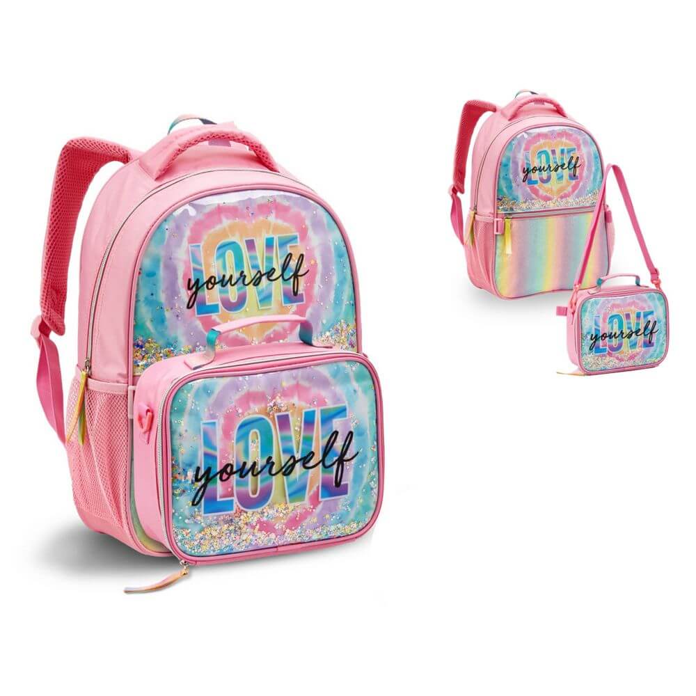 KIT MOCHILA COSTAS 2PCS LOVE MI41471 KIT MOCHILA LOVE 2PCS MI41471, MOCHILA, KIT MOCHILA, MOCHILA LOVE, MOCHILA CORACAO, MOCHILA FEMININA Material Escolar e Papelaria
