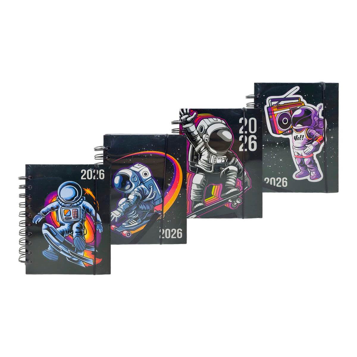 AGENDA 2026 11X15,2CM 168FLS RMT5711 AGENDA 2026 11X15,2CM 168FLS RMT5711, AGENDA, 2026, 168 FOLHAS, ASTRONAUTA, ESCRITORIO, ESCOLA, PAPELARIA Material Escritório