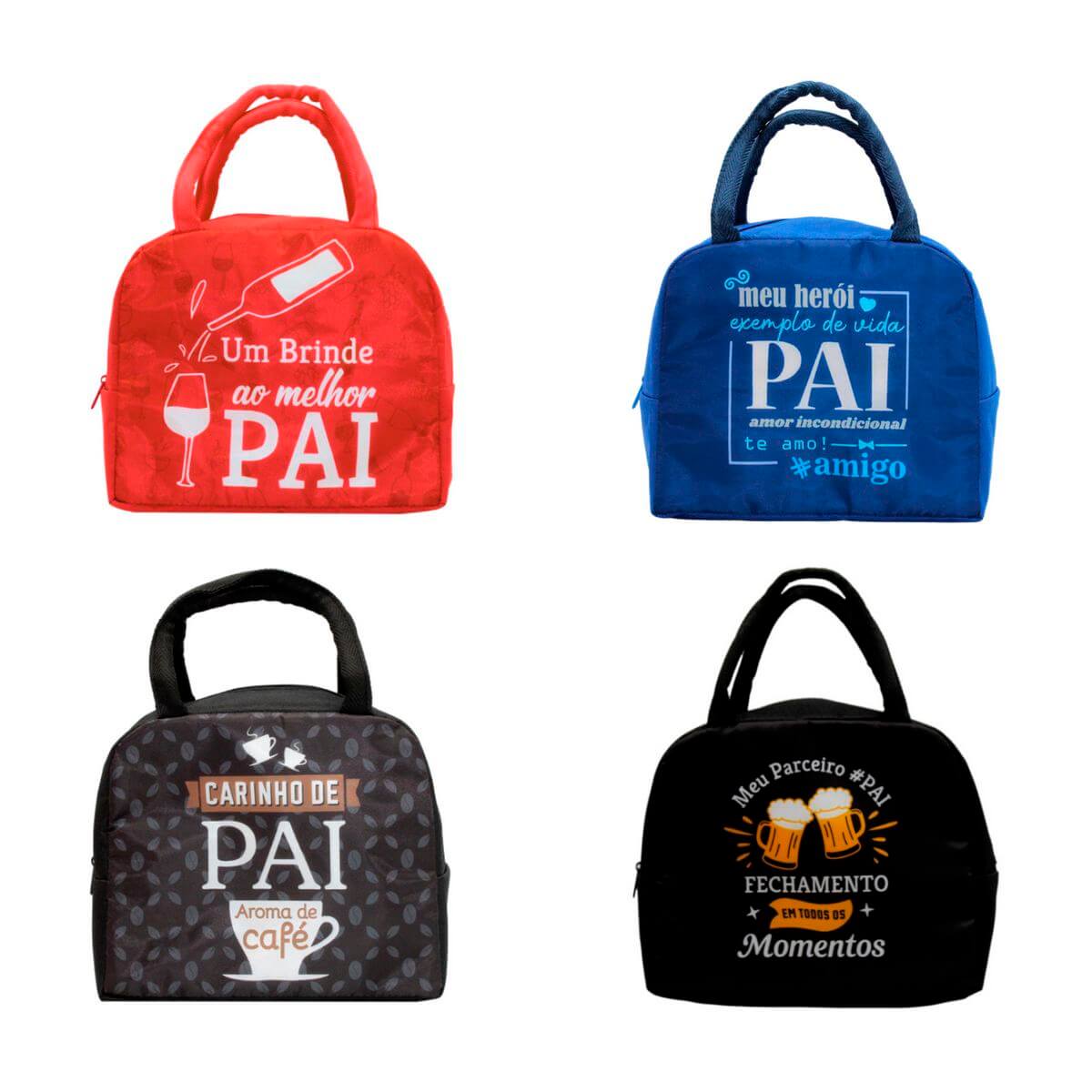 BOLSA TERMICA PAI MEU PARCEIRO FJ91172 BOLSA TERMICA PAI MEU PARCEIRO FJ91172, BOLSA TERMICA, PORTA MARMITA, PAI, DIA DOS PAIS, PRESENTE-Produtos de Época