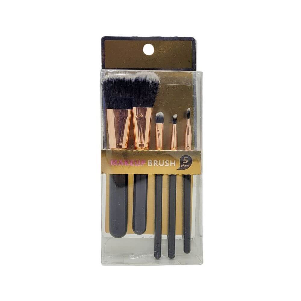 KIT PINCEL MAQUIAGEM 5 PCS 19X8CM YY-199 KIT C/5 PINCEIS MAQUIAGEM YY-199, PINCEL, PINCEL DE MAQUIAGEM, KIT PINCEIS, MAQUIAGEM, ARTIGOS COSMETICOS Beleza & Saude