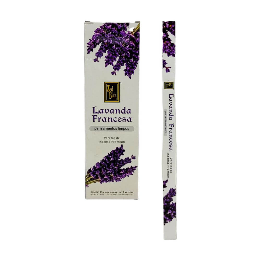 CJ. INCENSO C/7 VAR. LAVANDA FRANCESA CJ. INCENSO C/7 VAR. LAVANDA, INCENSO, INCENSO LAVANDA, AROMATERAPIA, MEDITACAO Decoracao e Presentes