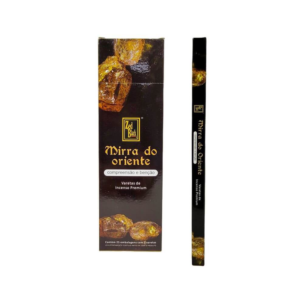 CJ. INCENSO C/7 VAR. MIRRA ORIENTE CJ. INCENSO C/7 VAR. MIRRA ORIENTE, INCENSO, INCENSO MIRRA ORIENTE, AROMATERAPIA, MEDITACAO Decoracao e Presentes