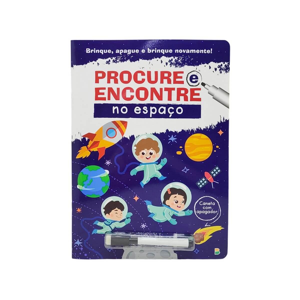 LIVRO C/ CANETA APAGUE ESPACO 6054-6 LIVRO C/ CANETA APAGUE ESPACO 6054-6, LIVRO, LIVRO INFANTIL, PROCURE E ENCONTRE, ESPACO, EDUCATIVO, BRINQUEDOS Brinquedos